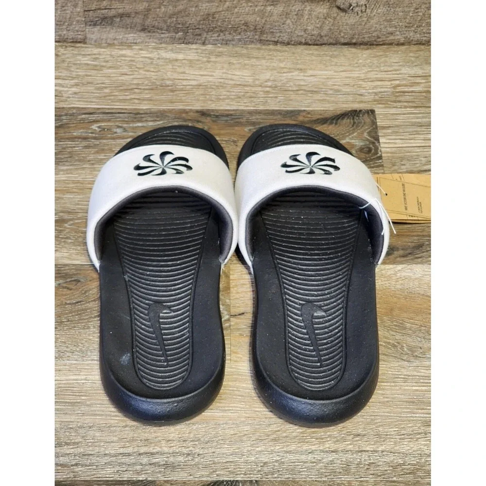 Nike Victori One Next Nature Slides Black Gray Sandals Mens Sz 13 NEW DM8598-001